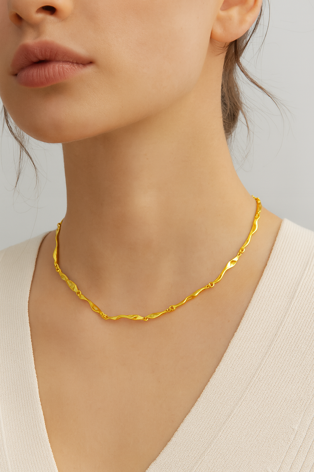 Statement chain necklace