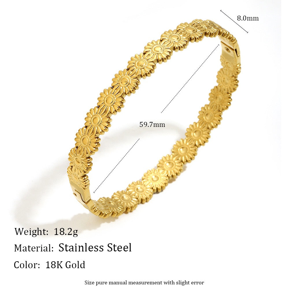 Sunflower bangle