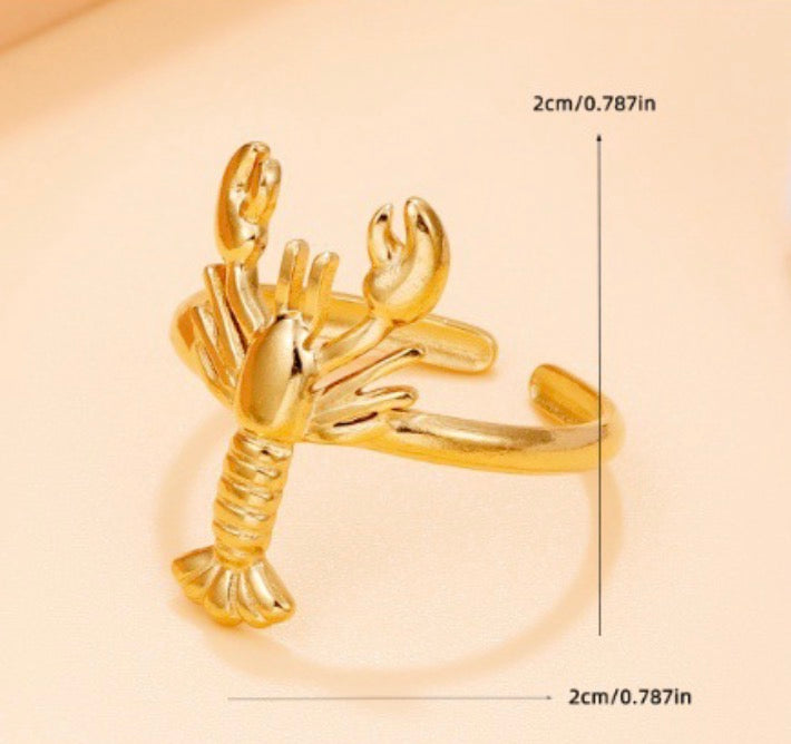 Lobster and starfish rings