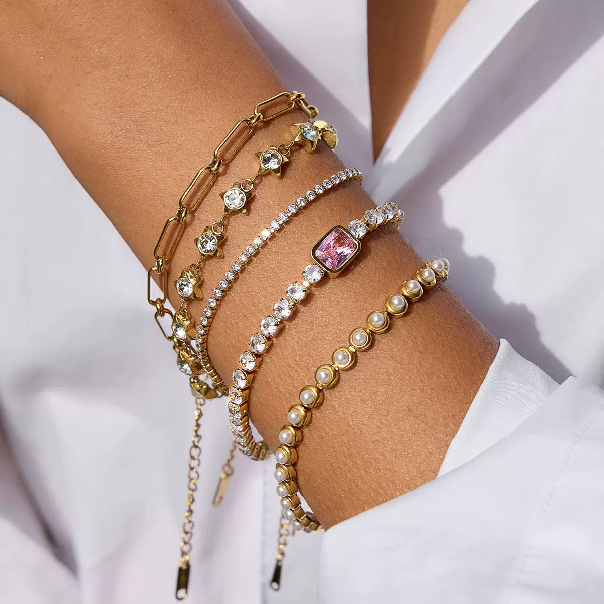 Full stars rock bracelets