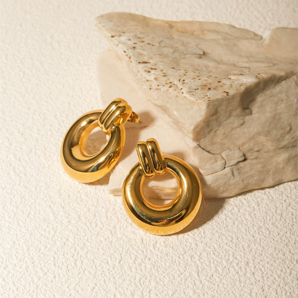 Louisa hoops abstract earrings