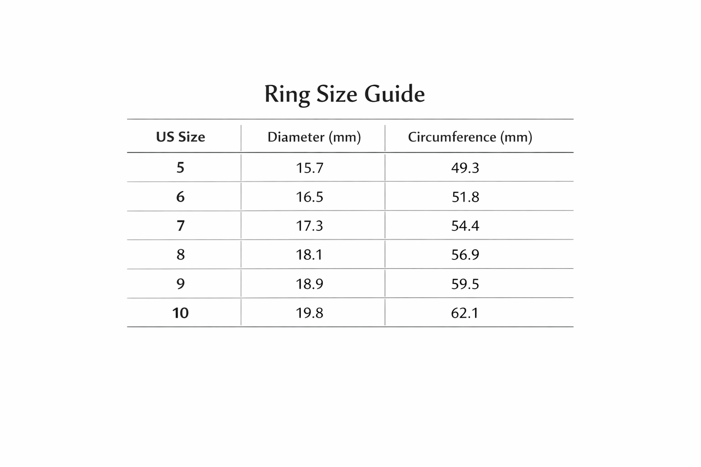 Arlington Stack thick rings