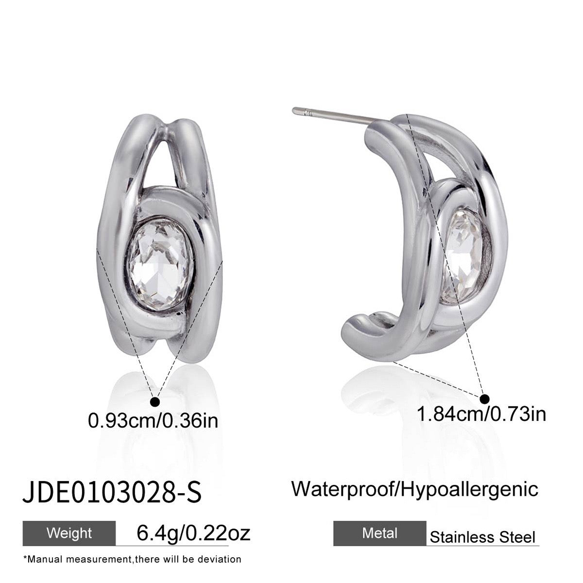 Lexie rock earrings