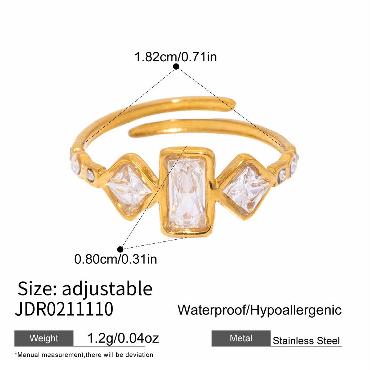 Valencia Zirconia Statement Ring