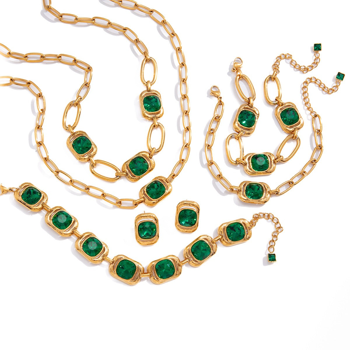 Green sugar rock bracelet