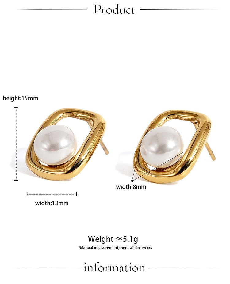 Yuki pearly earrings