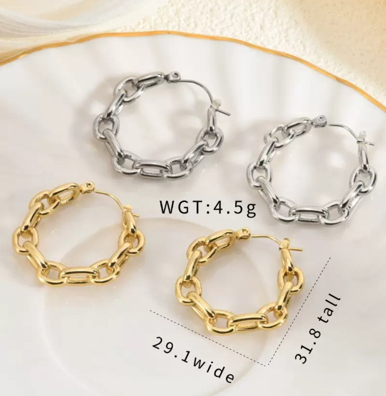 Lsland Classic hoops earrings