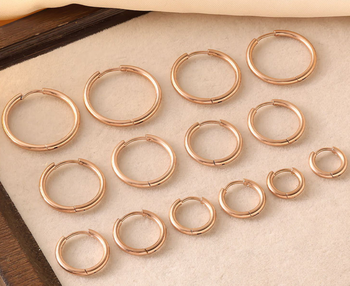 Kina dainty hoops