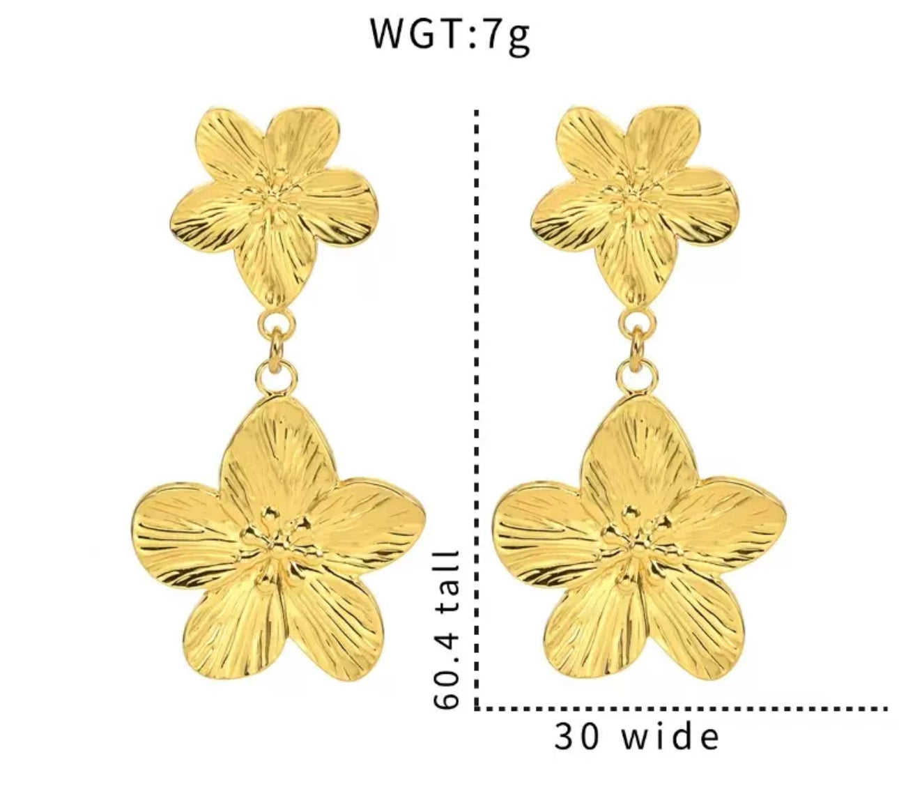 Bita flower earrings