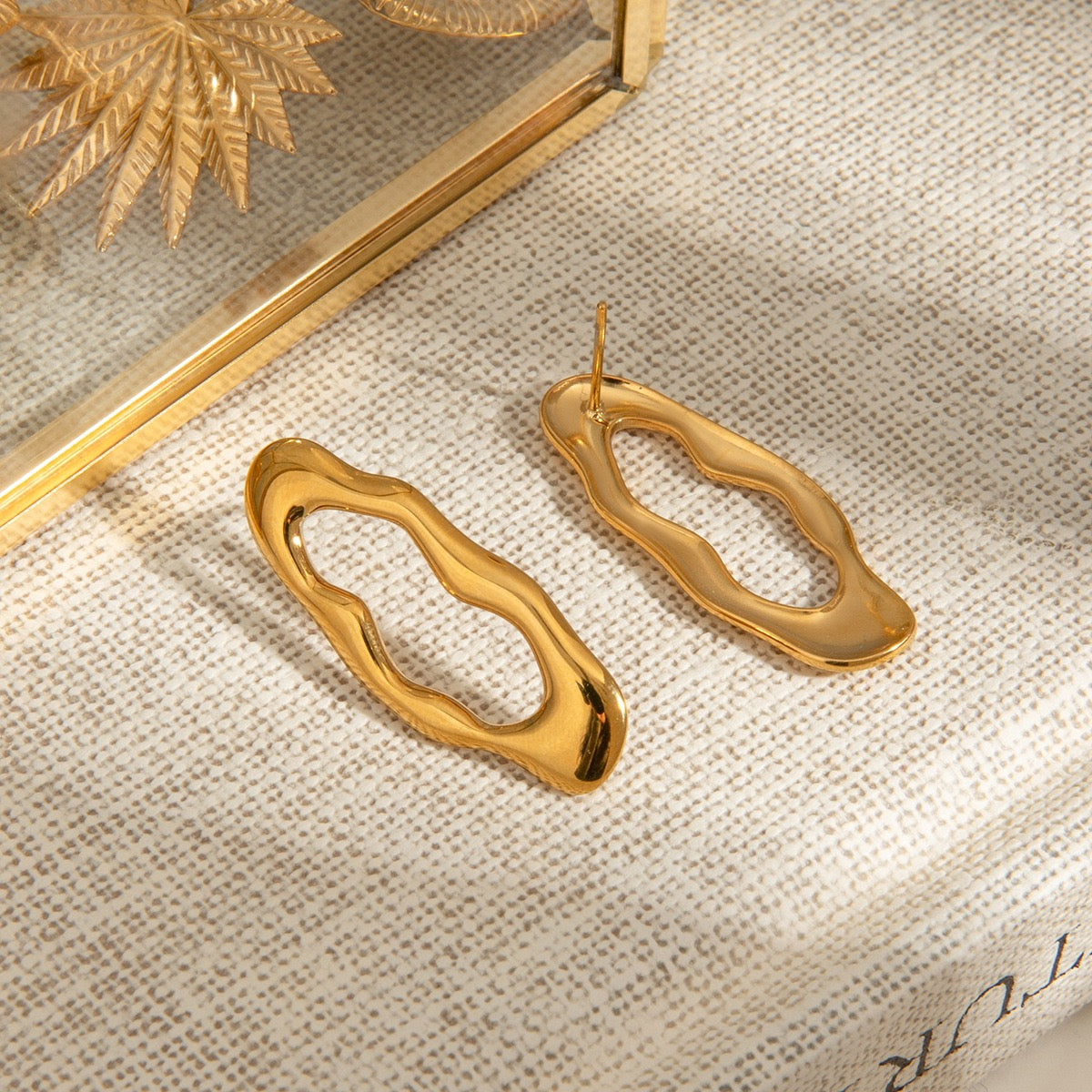 Gina hoop earrings