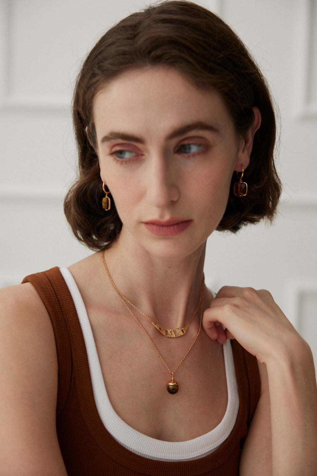 Dothan New moon handmade necklace