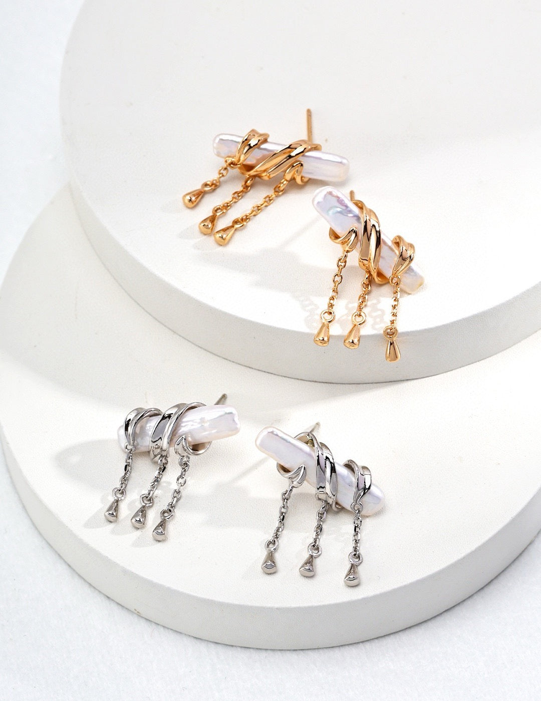 Austria Baroque pearl earrings