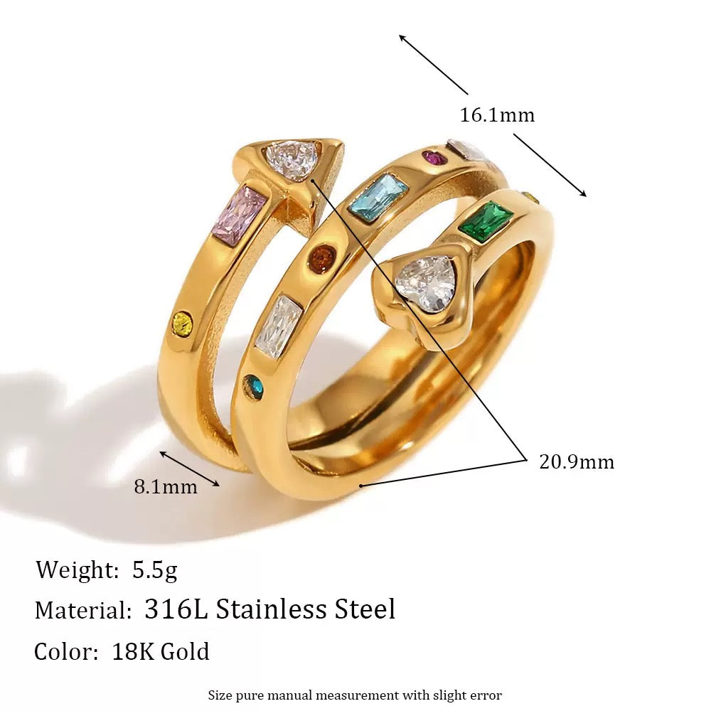 Jones Hearty color rings