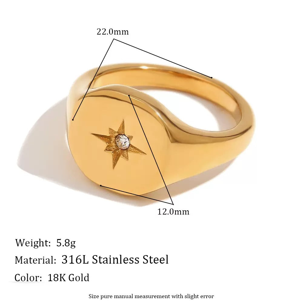 Nancy Stamp star rings