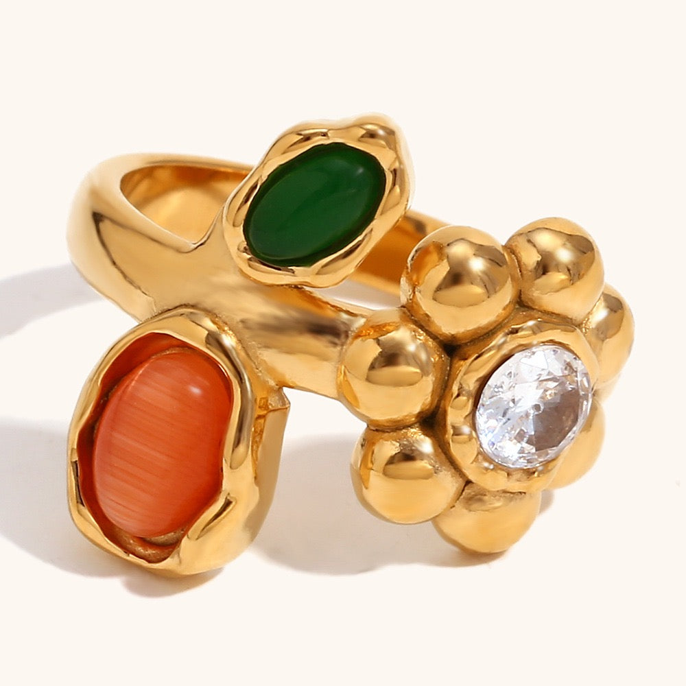 Rose collection rings