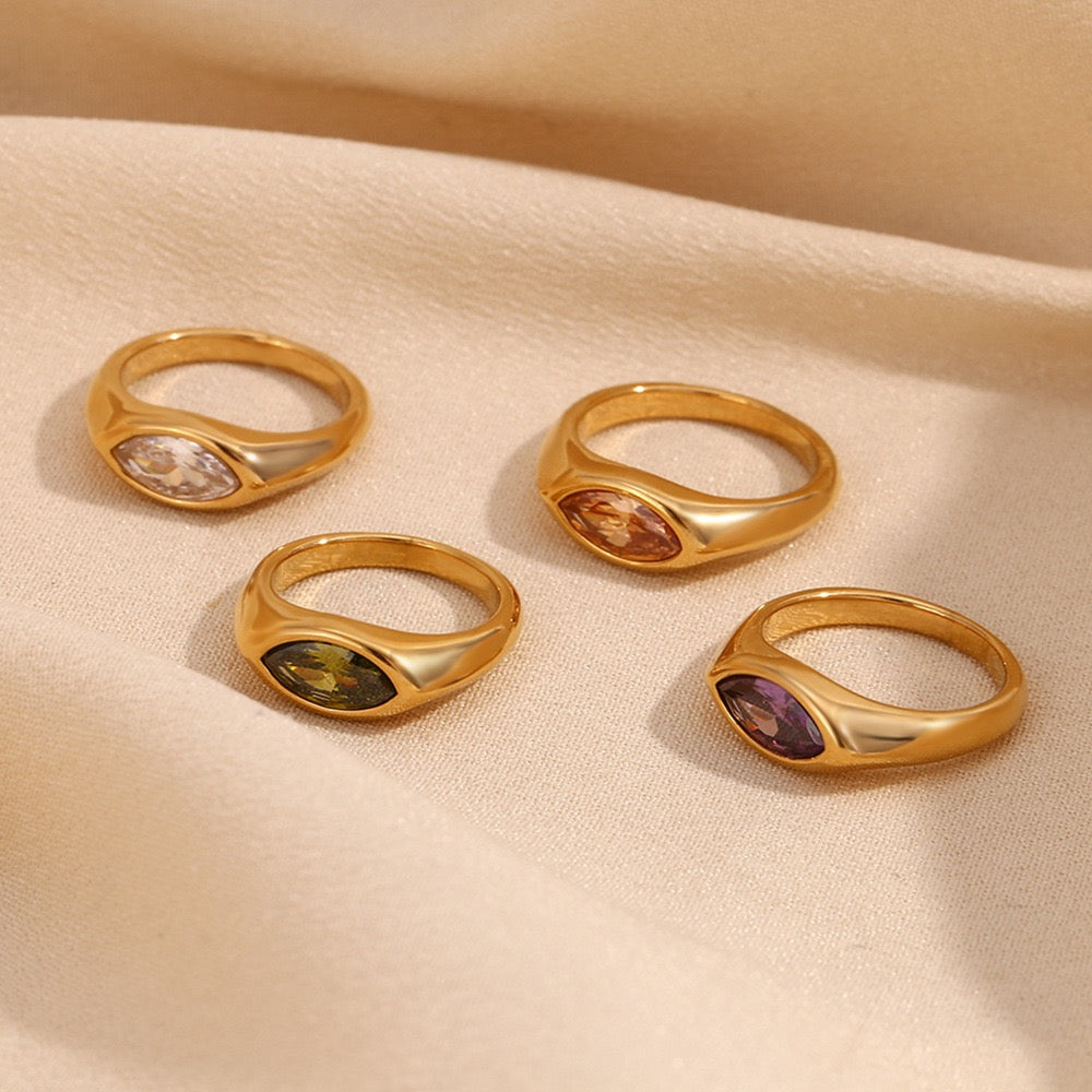 San marino Horse eye rings
