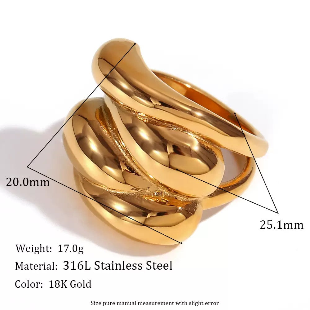 Arlington Stack thick rings