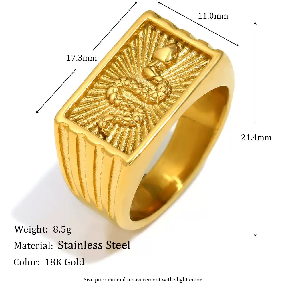 Dolita Sunny snake ring