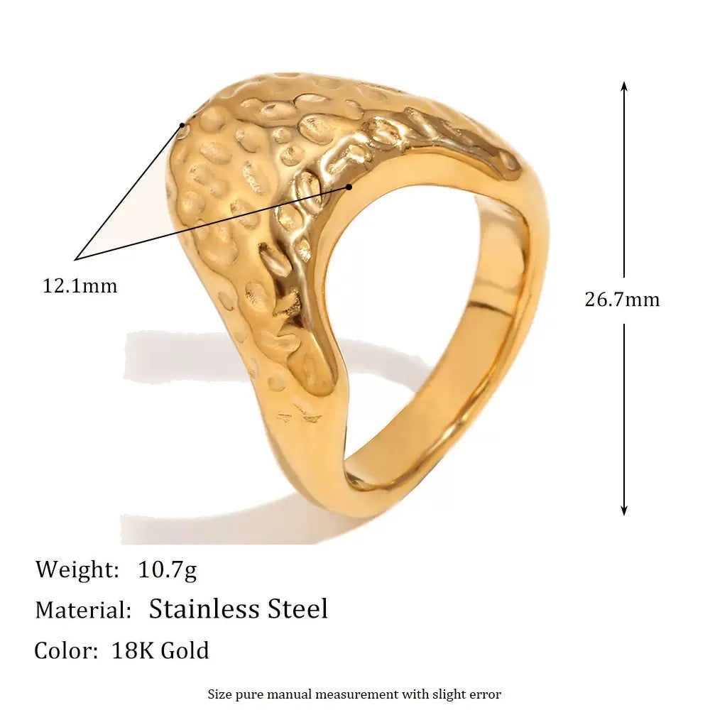 Mampa Lava pointy rings