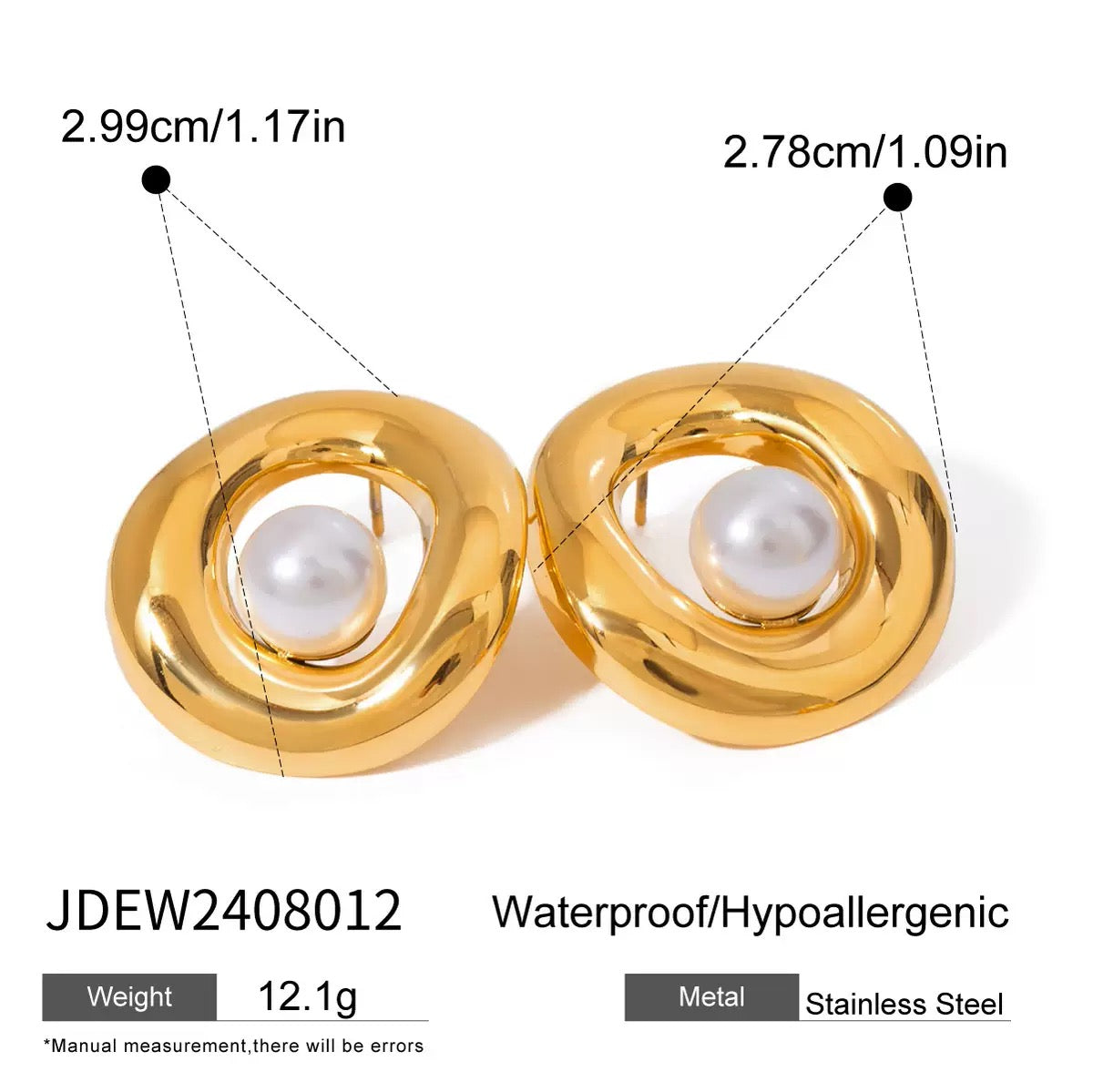 Boronia bulky pearly set