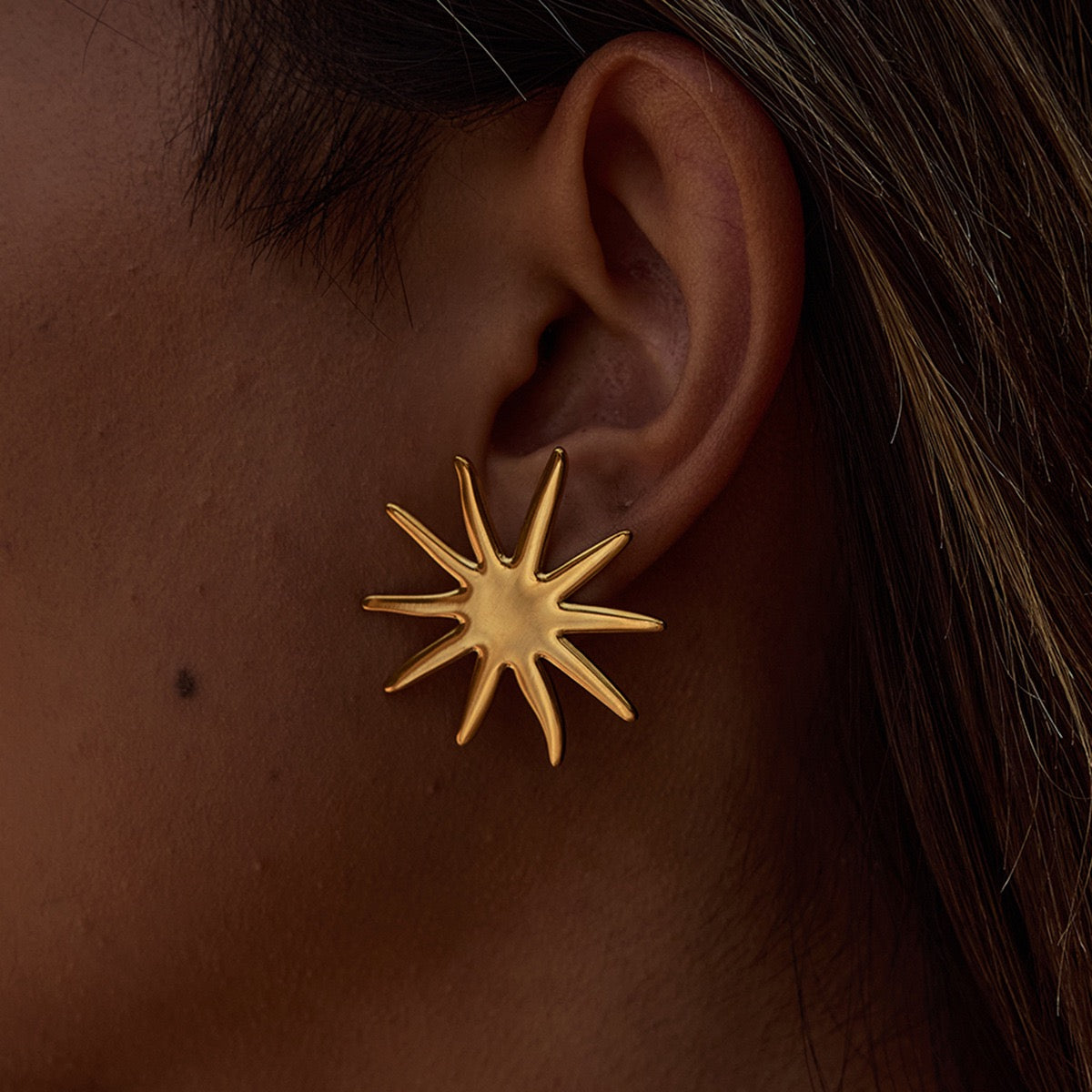 Sun earrings