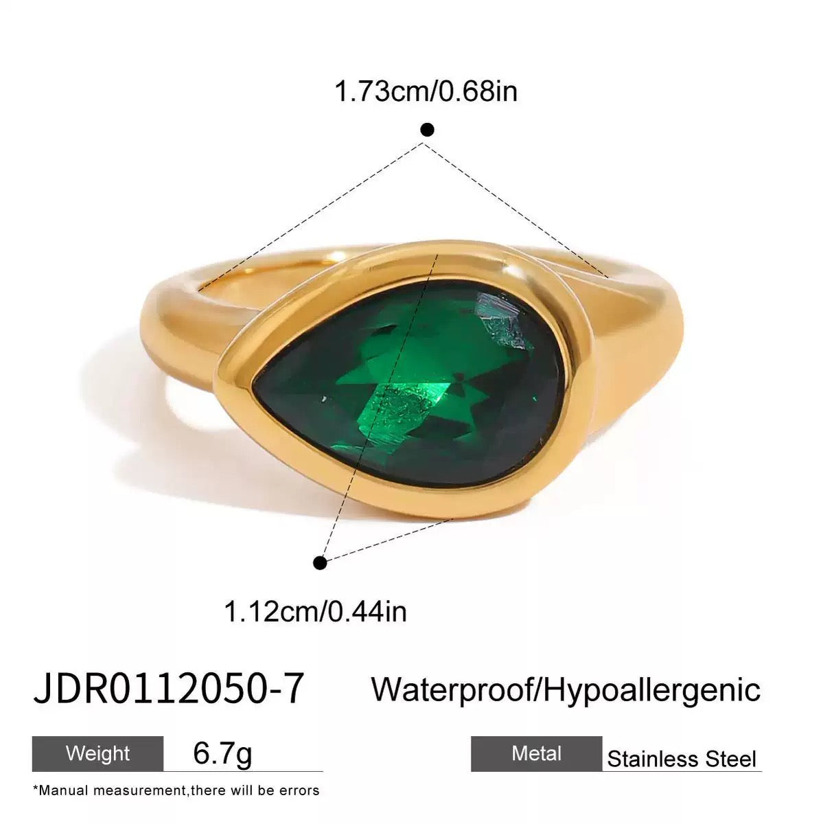 Green gem ring