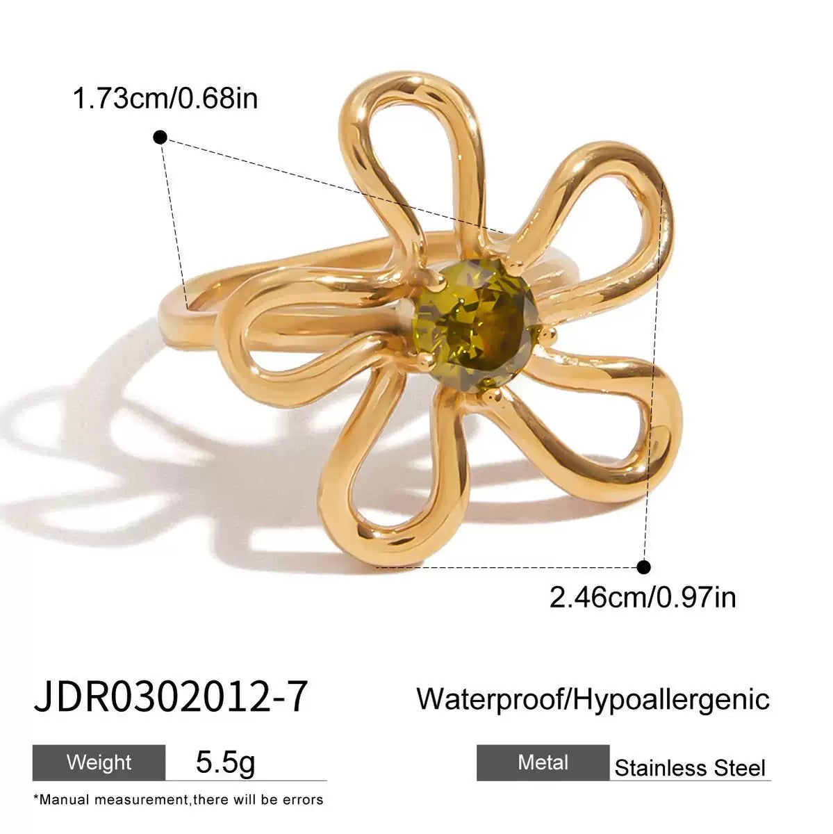 Summer flower ring