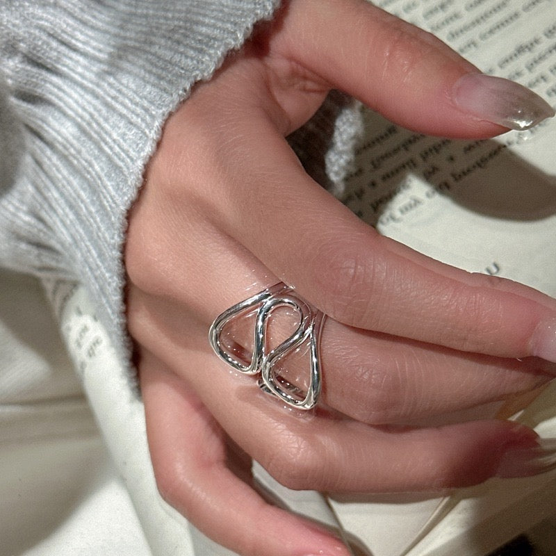 Sterling silver open ring
