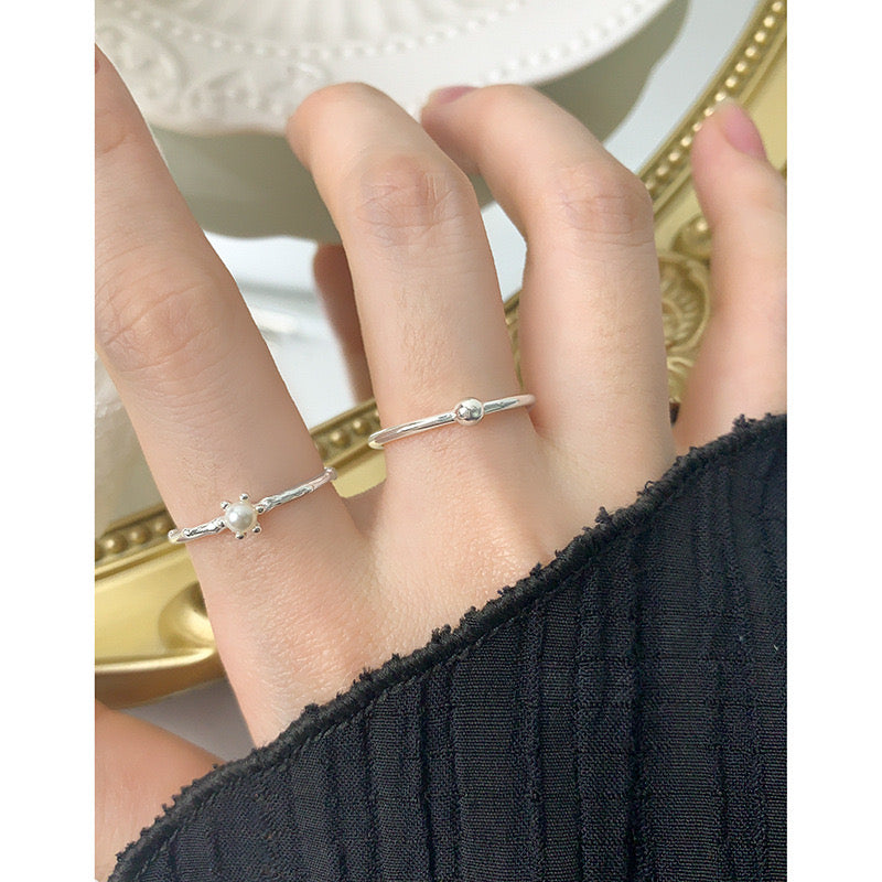 Flestone Mini flower sterling silver ring