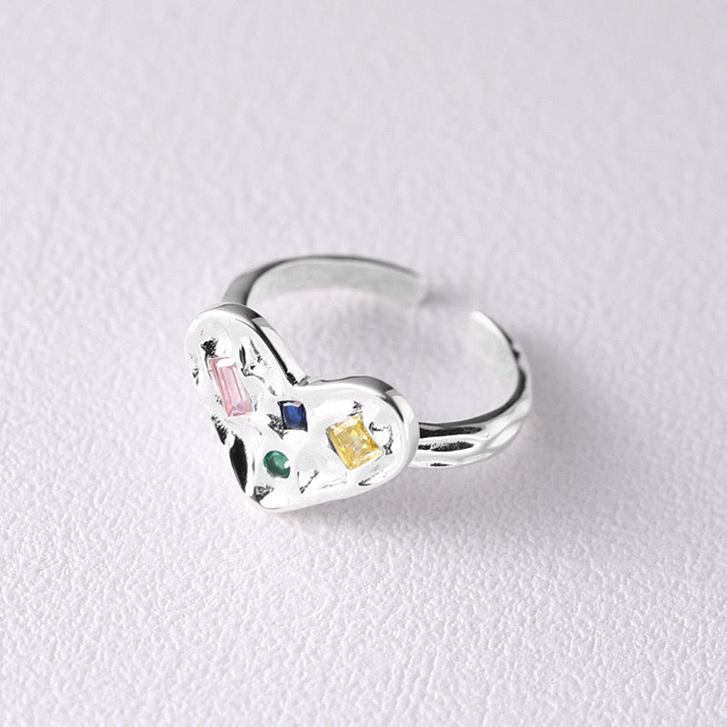 Camden Shinning in my heart Silver ring