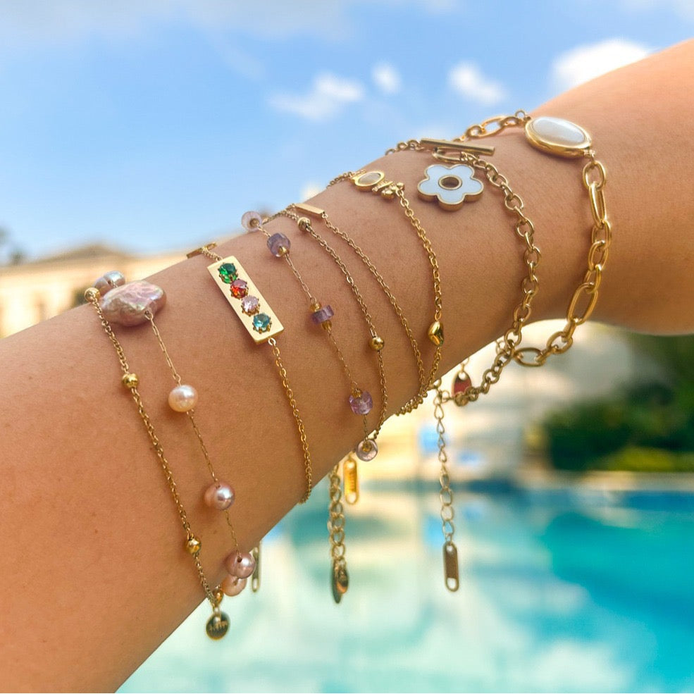 Freshwater pearl bracelets