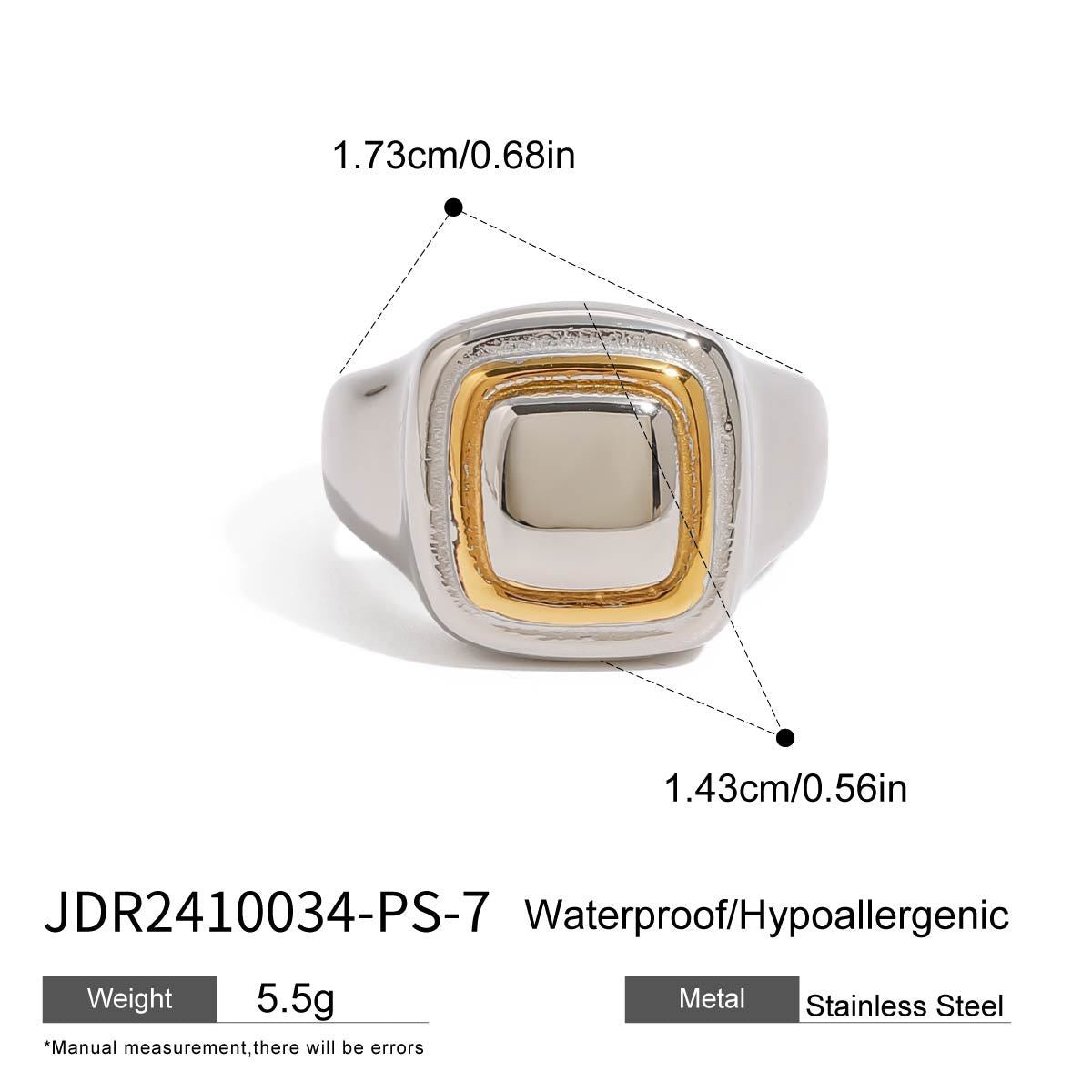 Vintage square earrings