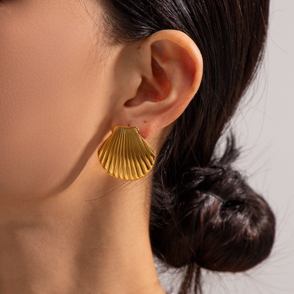 Classic shell earrings