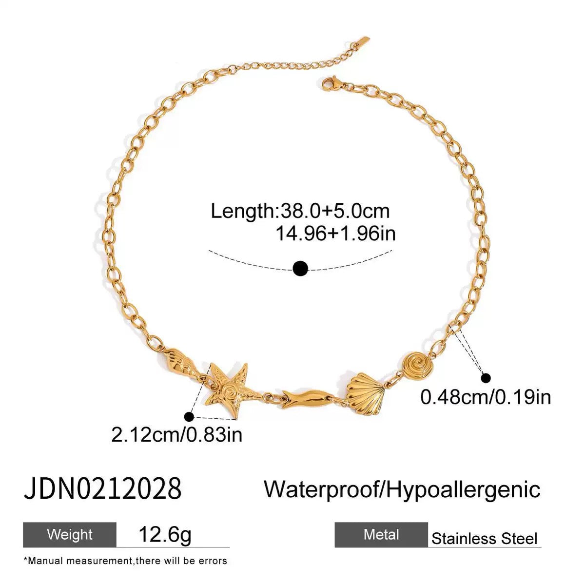 Nicola swirl necklace