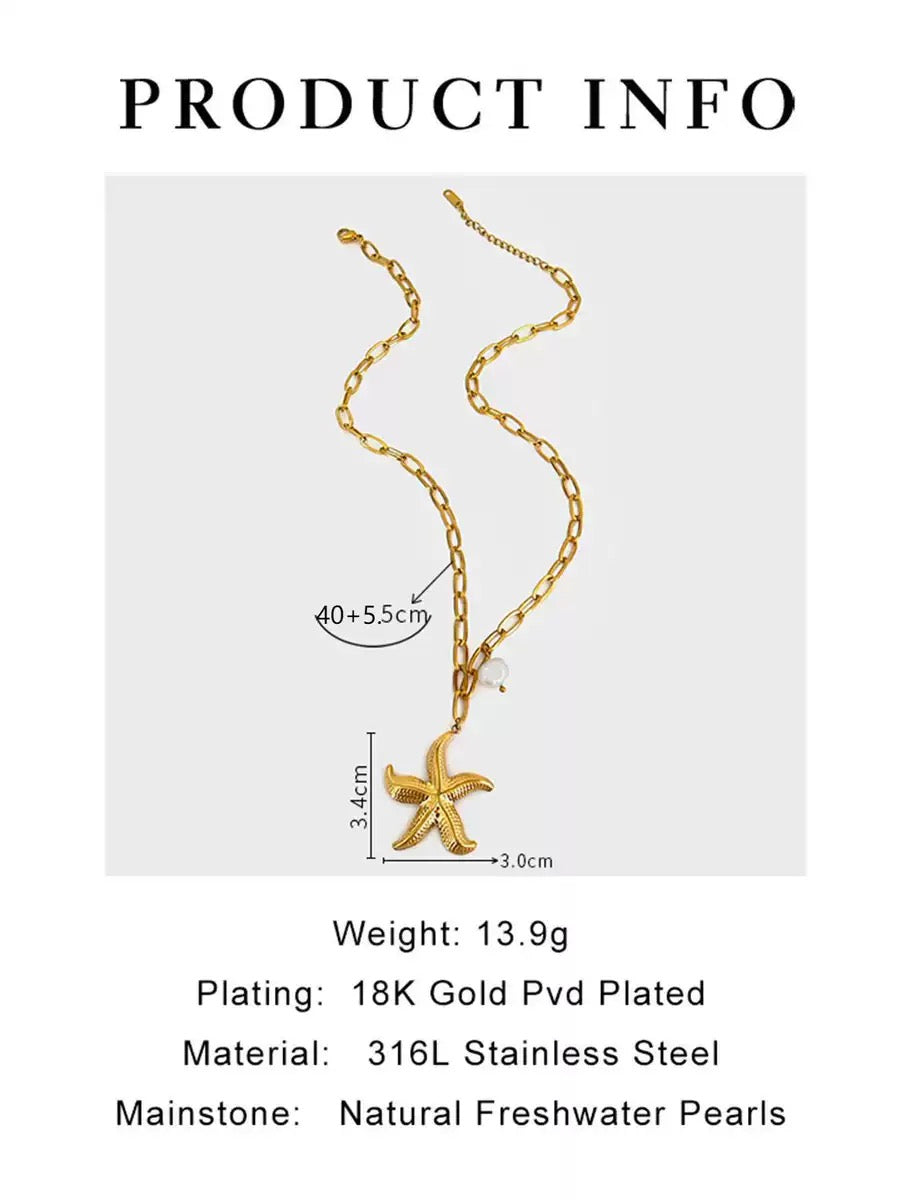 Stella seastar necklace