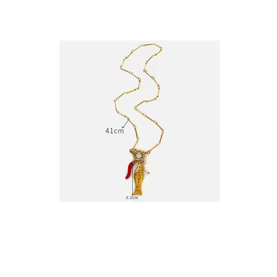 Red coral fish collections