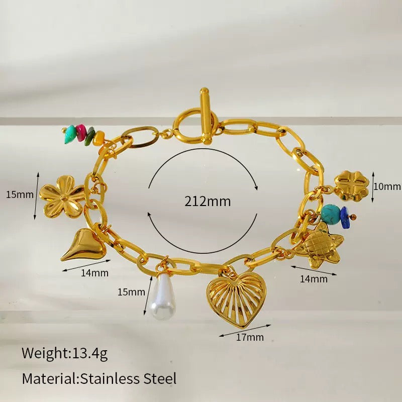 Starfish charm bracelets