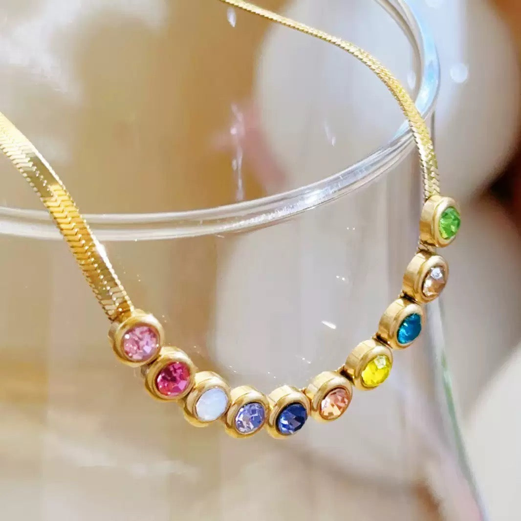 Norman zircon stone bracelet