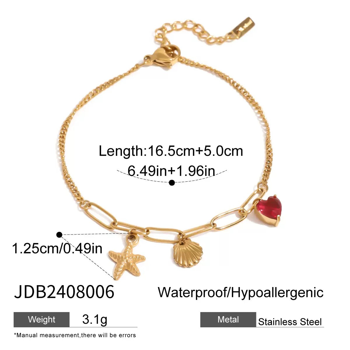 Anny Bondi rainbow charm bracelets collections