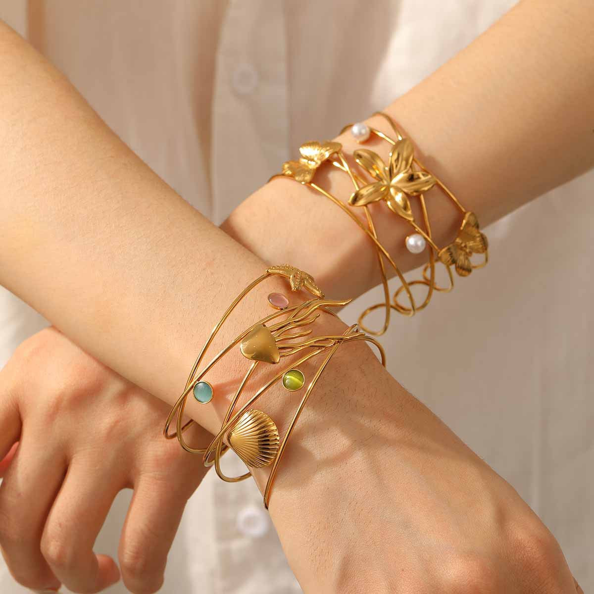 Bottom of the sea bangles