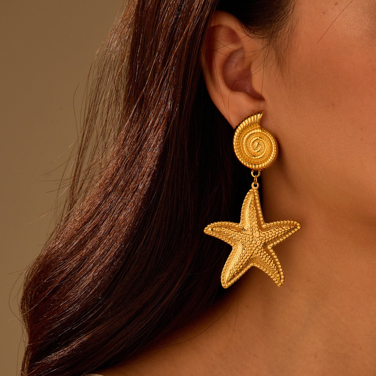 Kara starfish earrings