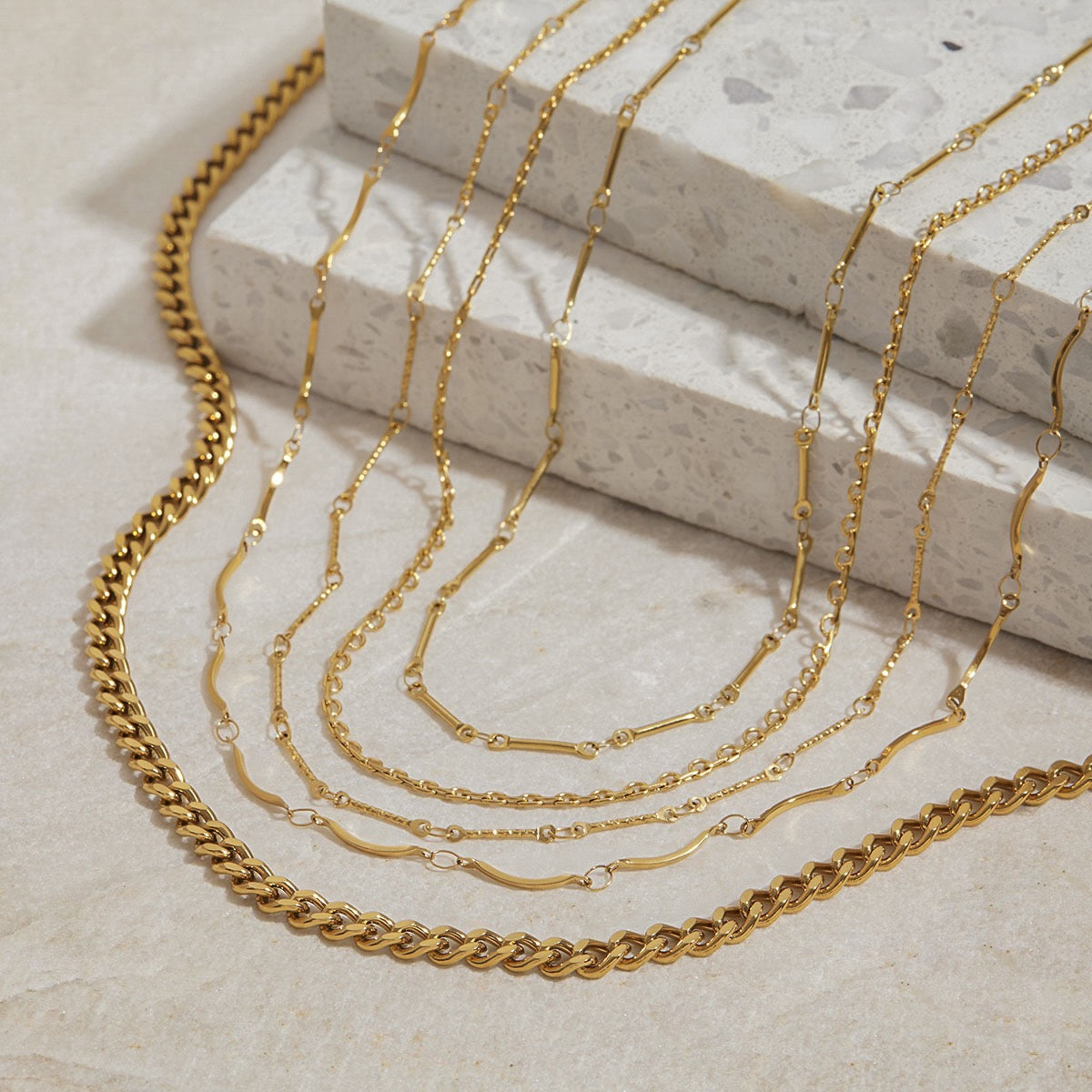 Layer necklaces