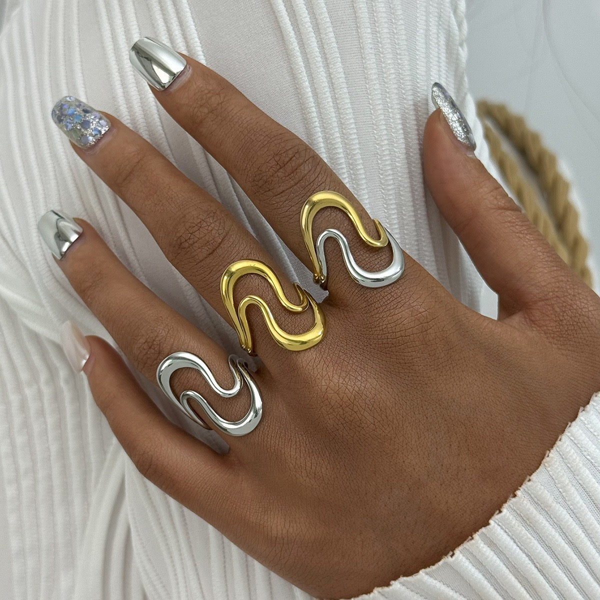 Tiamo wave rings