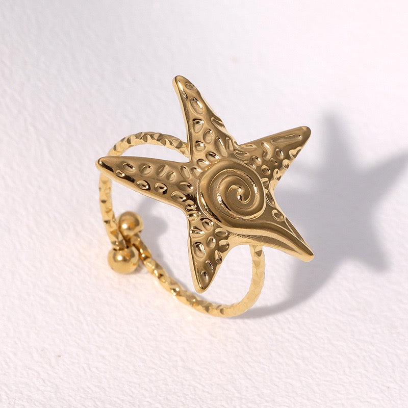 Yeelen swirl starfish rings