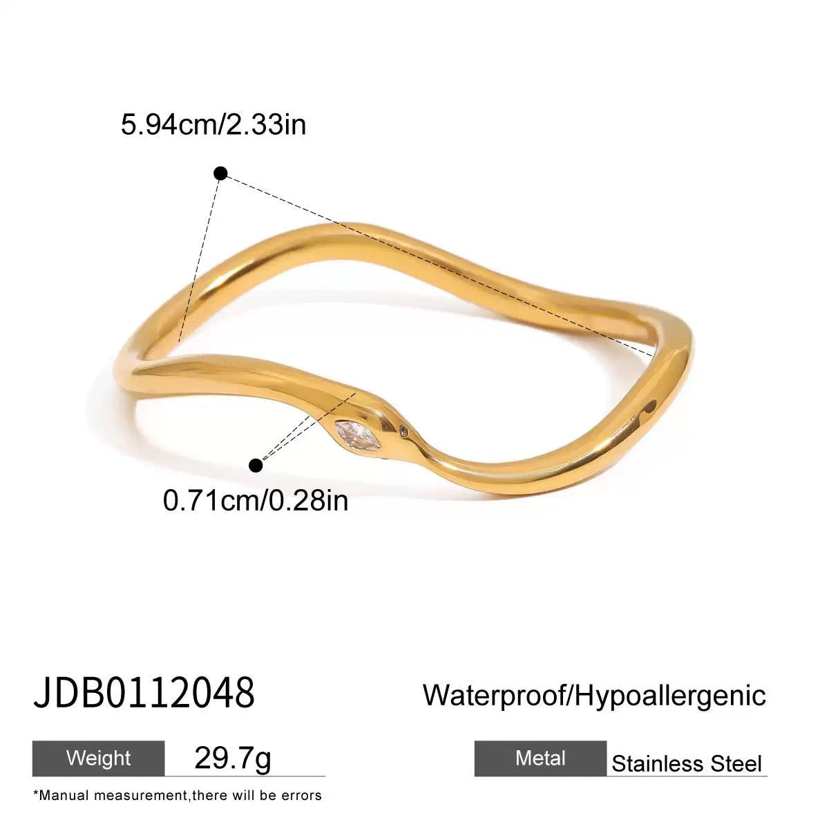Grove snake bangle