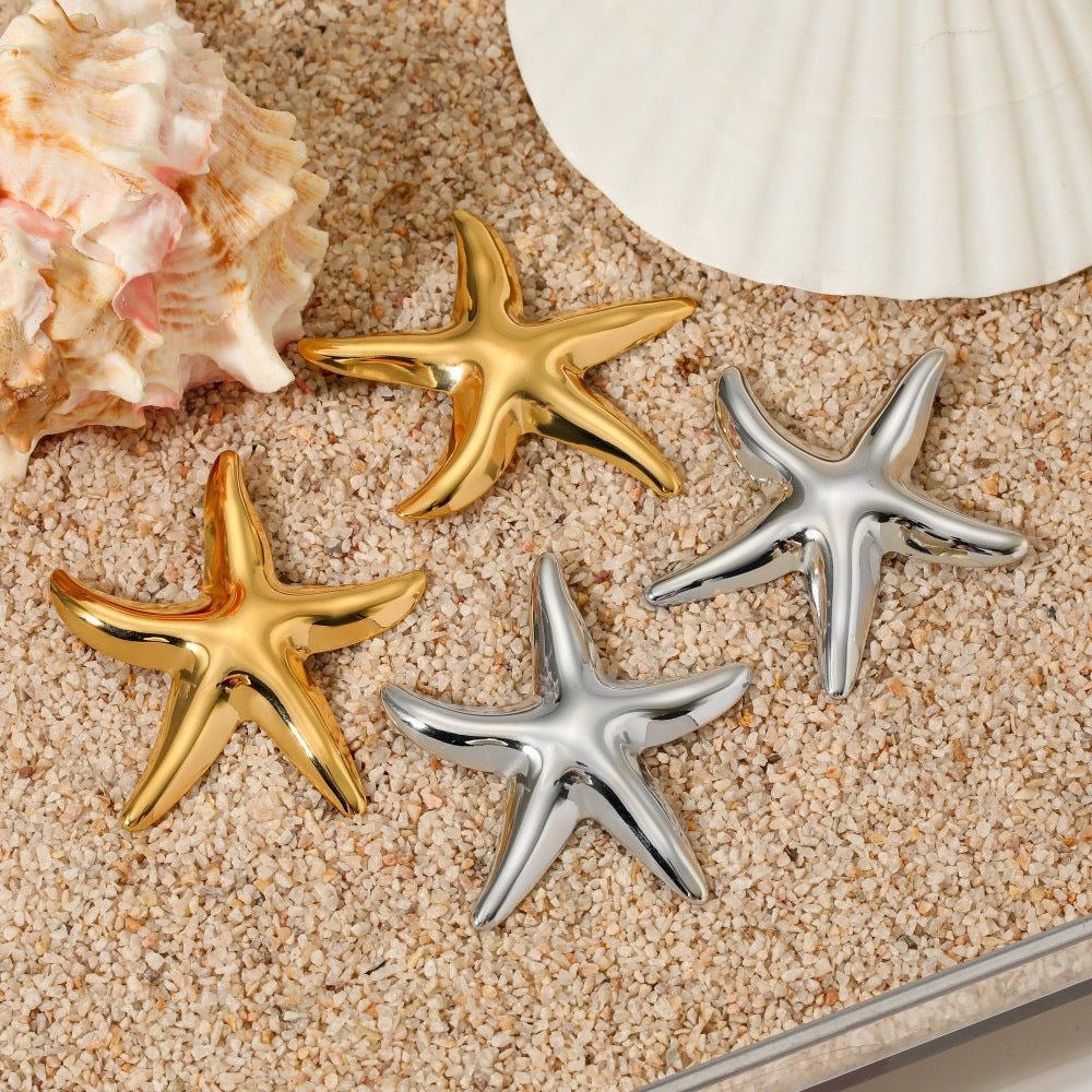 Chubby starfish earrings