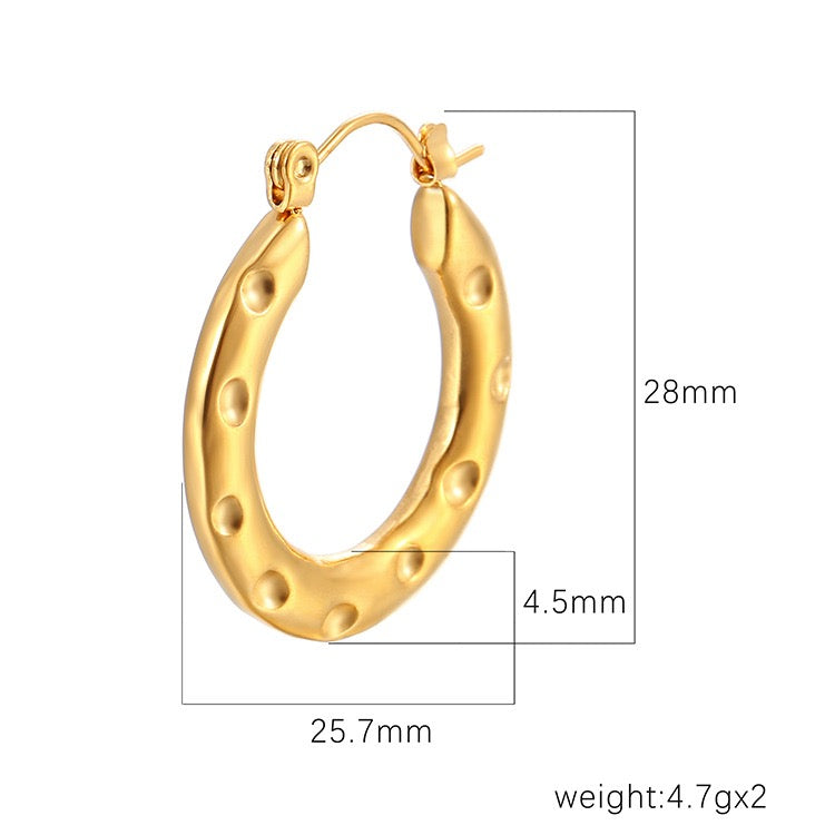 Serein hoops earrings