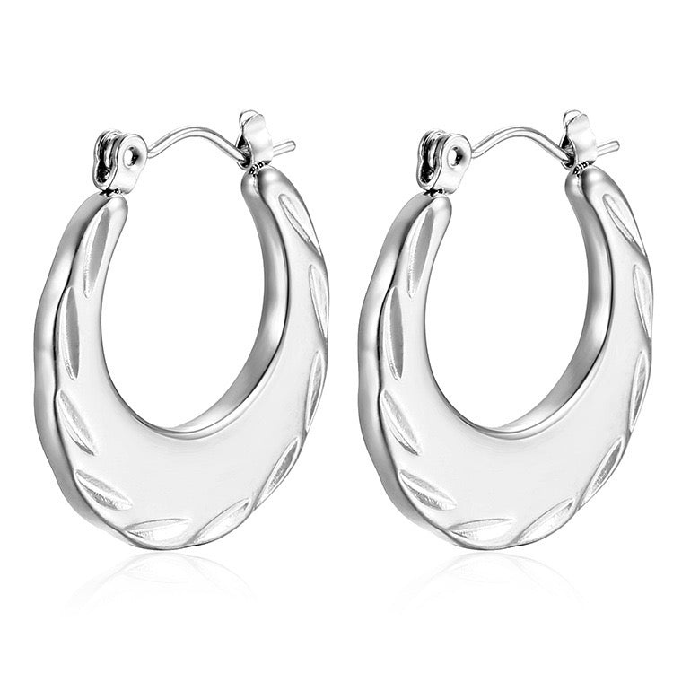 Gina hoops earrings