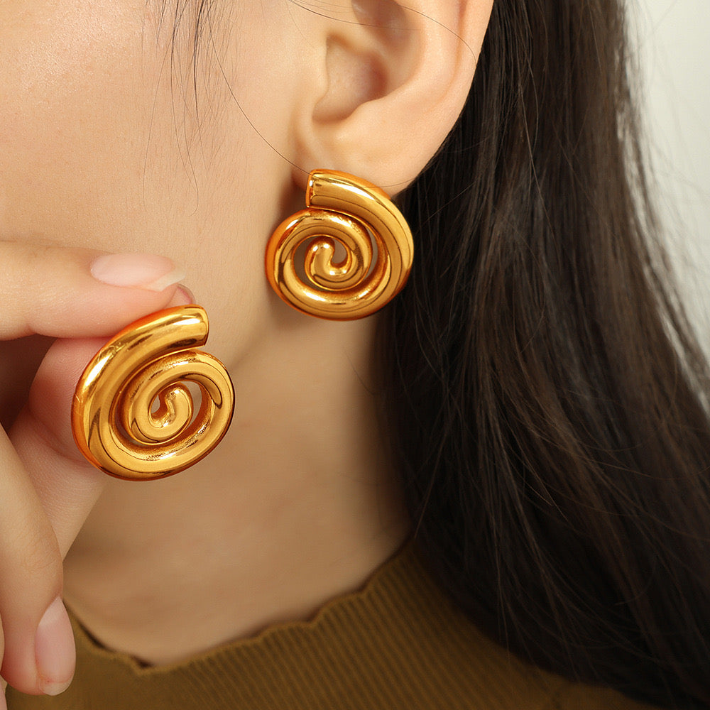 Joy Sea swirl earrings