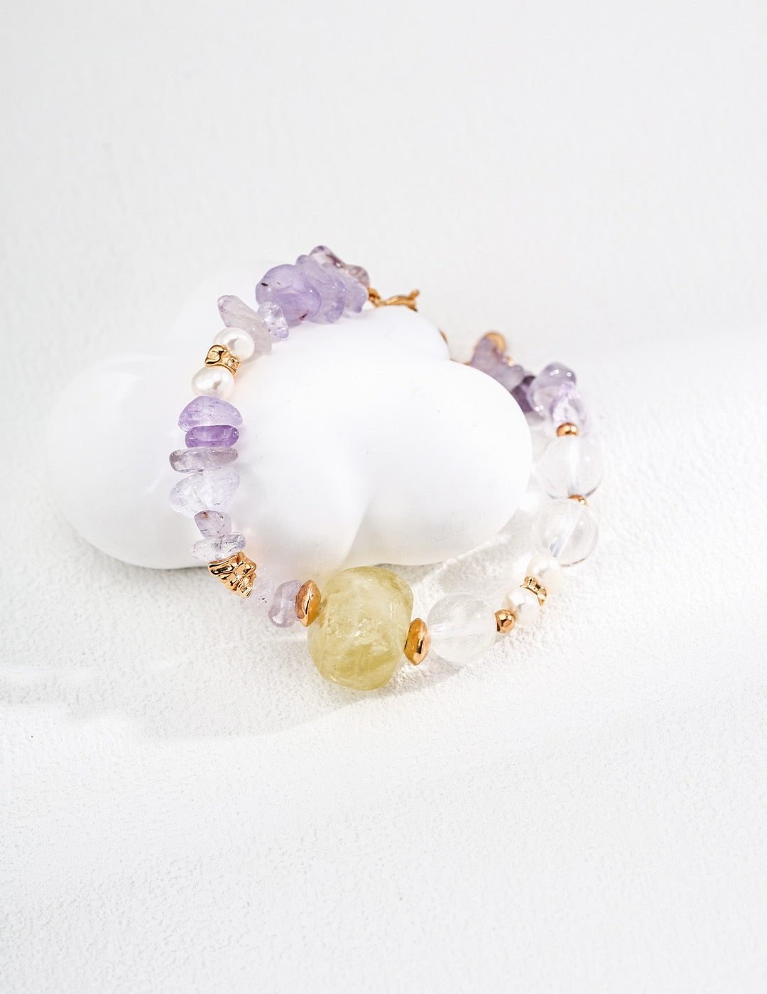 Topaz And Amethyst bracelet
